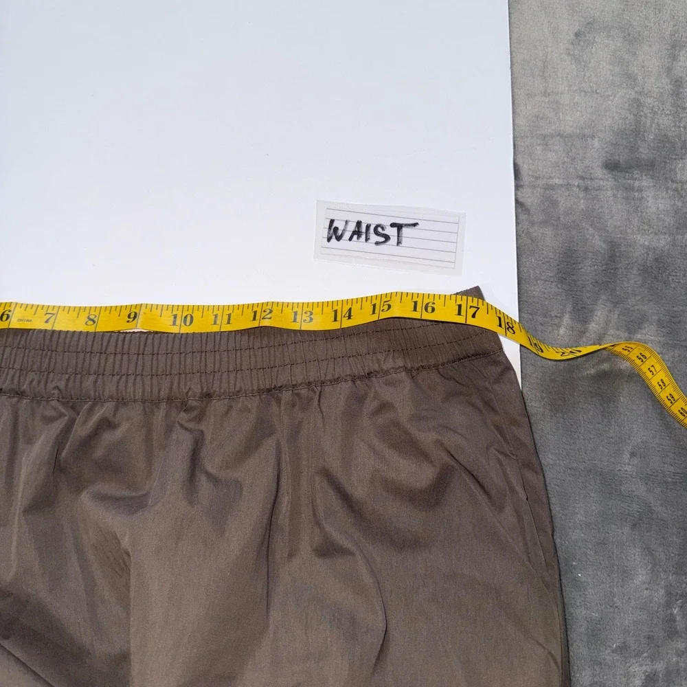 Kenneth Cole Maxi Skirt XL Mocha Brown Elastic Waist Pockets Side Slit Solid NWT